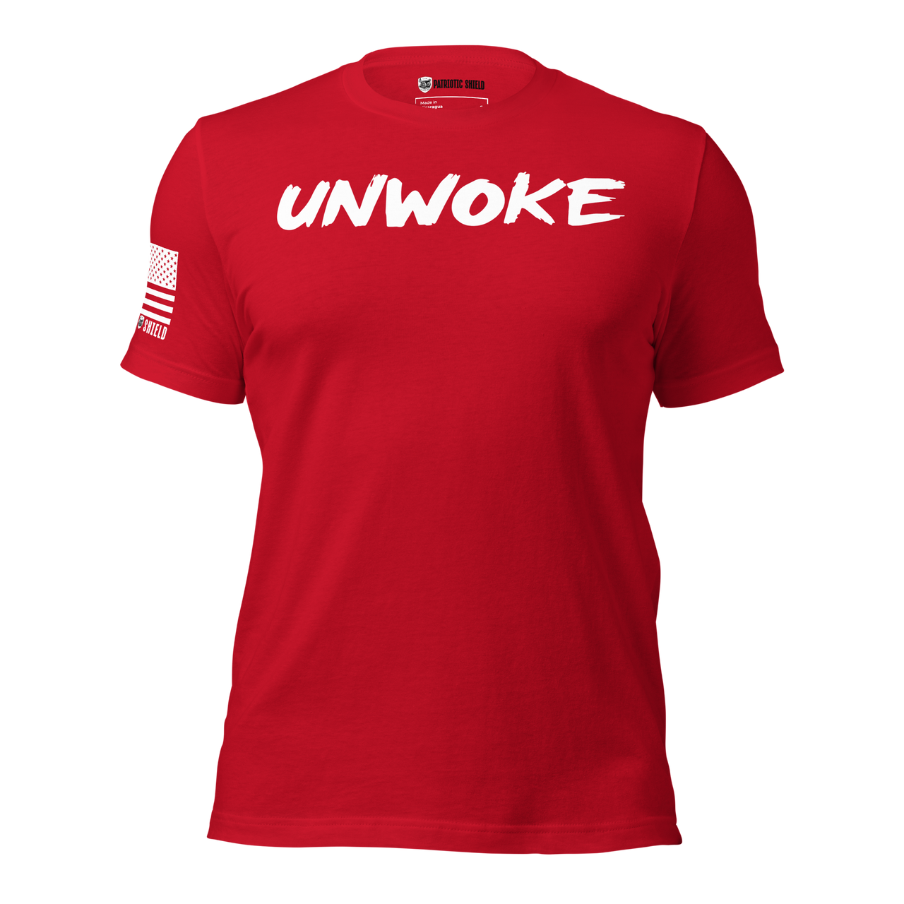 Comfortable and defiant anti-cancel culture shirt. red
