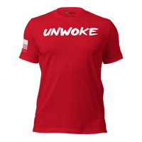 Comfortable and defiant anti-cancel culture shirt. red