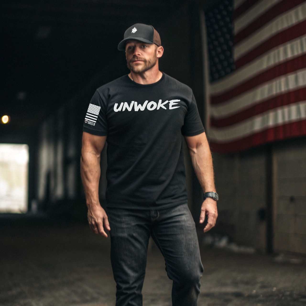 Anti-woke patriotic shirt for freedom lovers