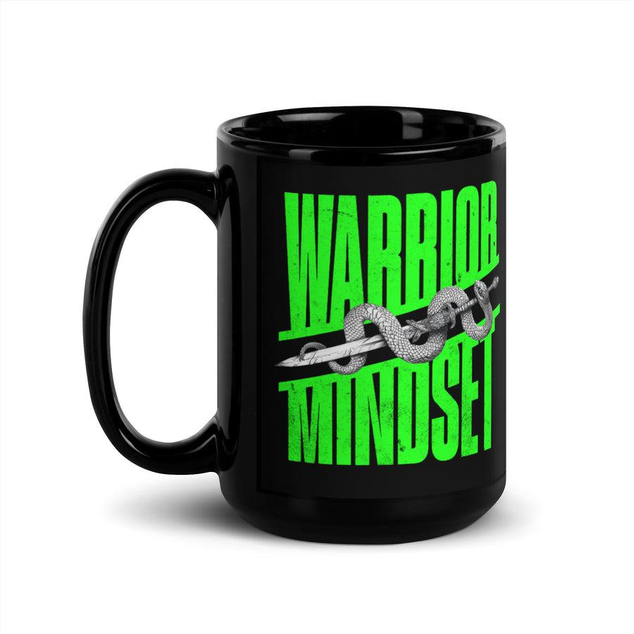 warrior mindset coffee cup for patriots and veterans