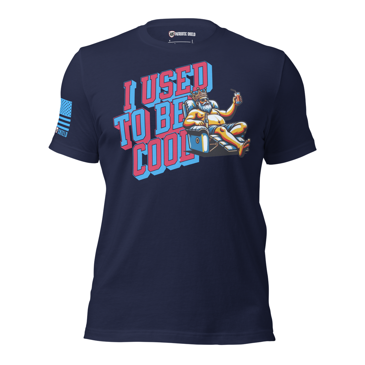 casual dad life shirt humorous mens t shirt. navy