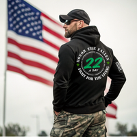 Military PTSD Awareness Hoodie for Veterans and Patriots