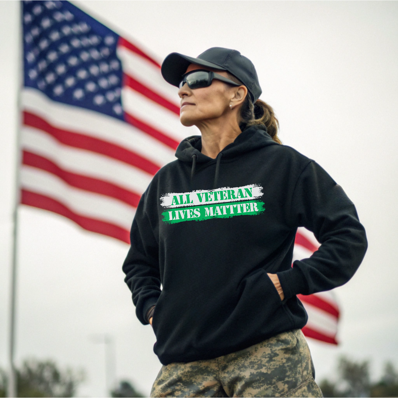 Honor the Fallen Veteran Support Hoodie USA