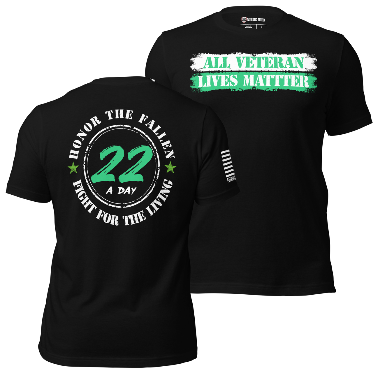 All veteran lives matter shirt for 22 A Day remembrance