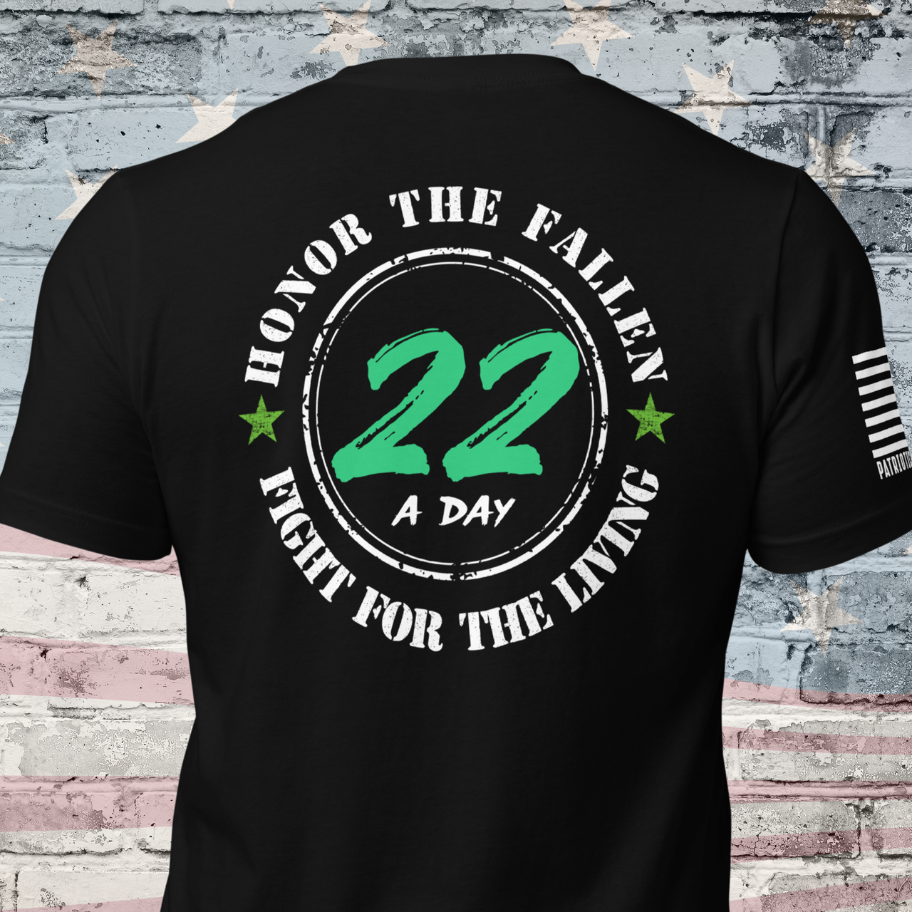 22 A Day Veteran Suicide Awareness T-Shirt for american patriots