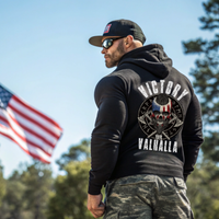 Gritty Patriot Hoodie for Veterans and Fighters