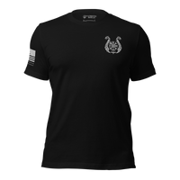 Thumbnail for Fearless warrior spirit tee American flag apparel
