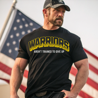 Veteran-family owned warrior mindset motivational shirt