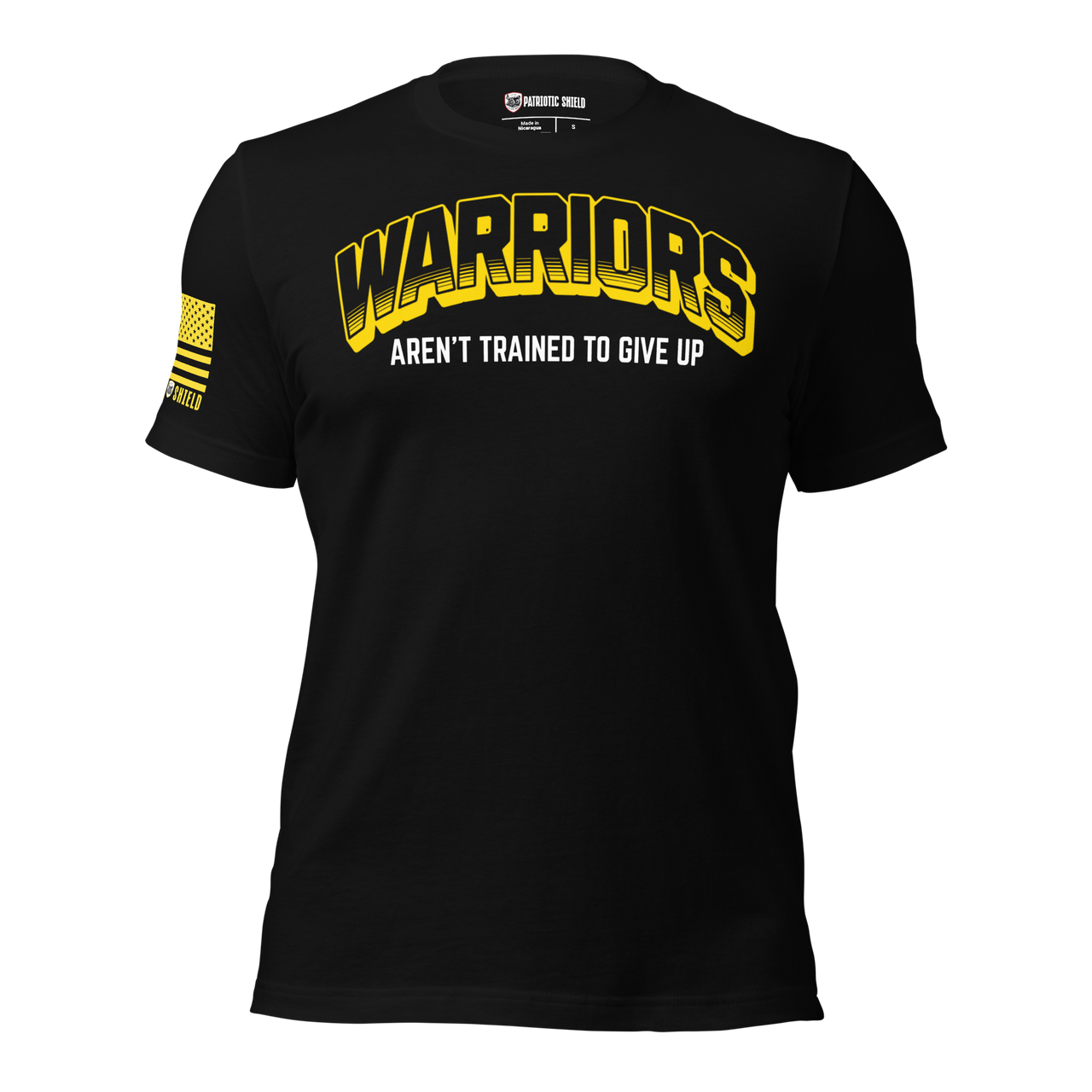 Strength and grit warrior shirt with American pride