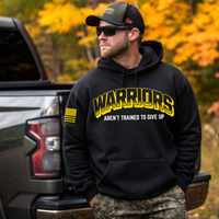 Patriotic Warrior Hoodie for Everyday Fighters and Workers