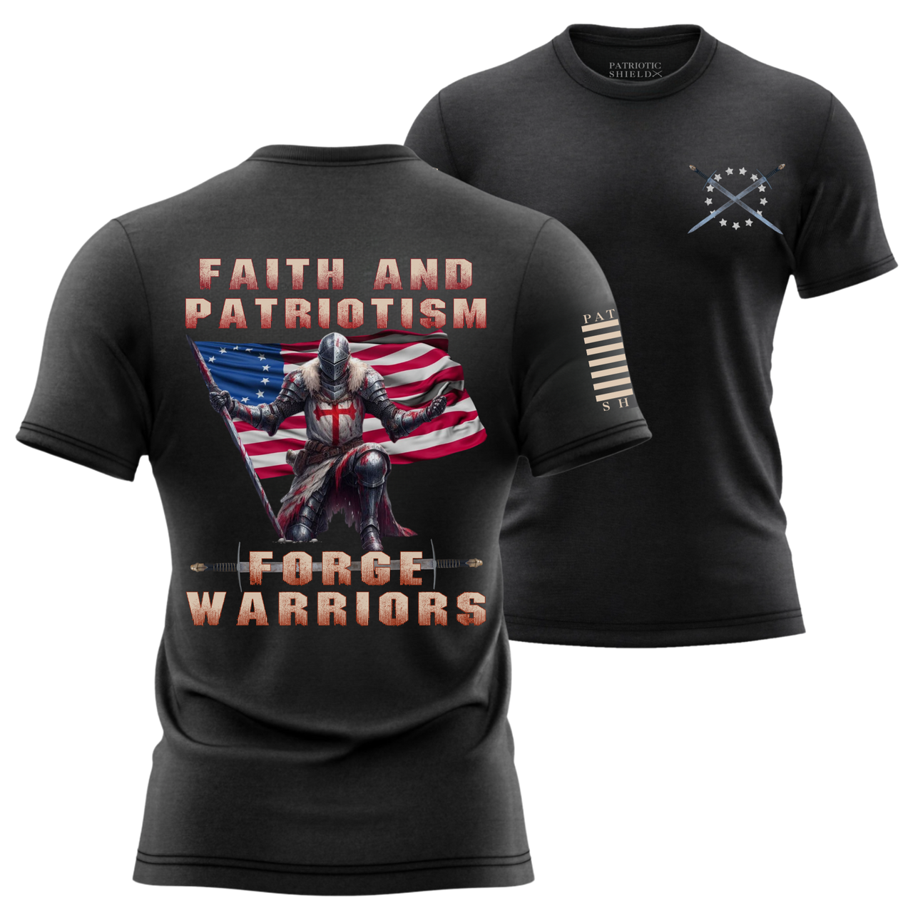 American Warrior T-Shirt - Fight with Honor and Purpose