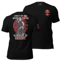 Never Back Down in Christ - Tee For Warriors Of Faith