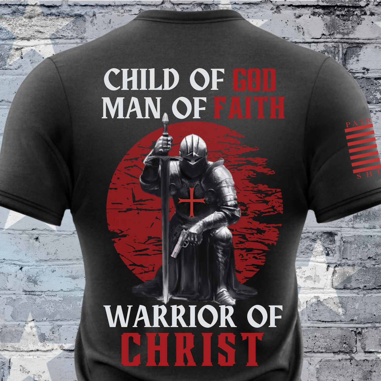 Warrior of Christ T-Shirt - Bold Christian Faith Apparel