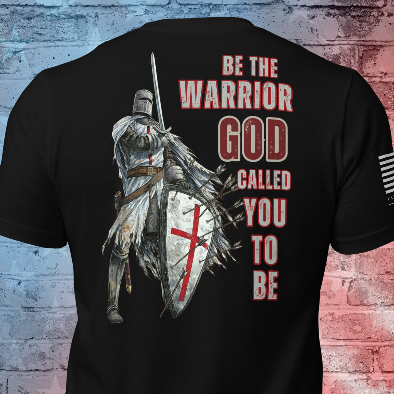 Christian battle armor shirt with “Be the warrior God called you to be” 