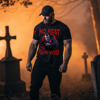 no rest for the wicked gothic vampire shirt
