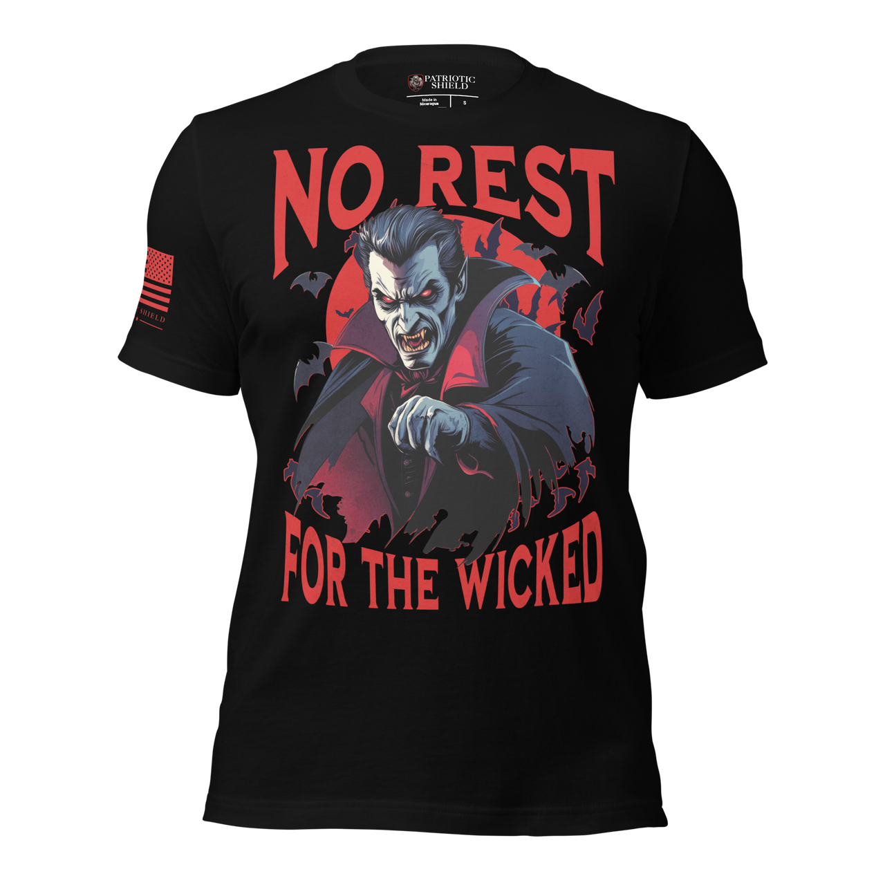 vampire graphic tee for horror fans and gothic fashion