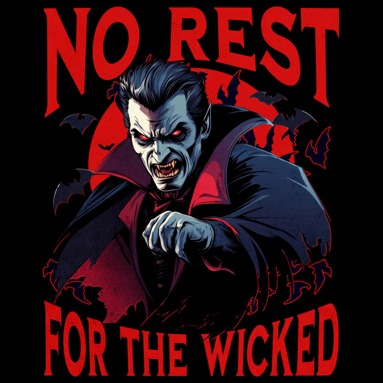 no rest for the wicked patriotic vampire shirt