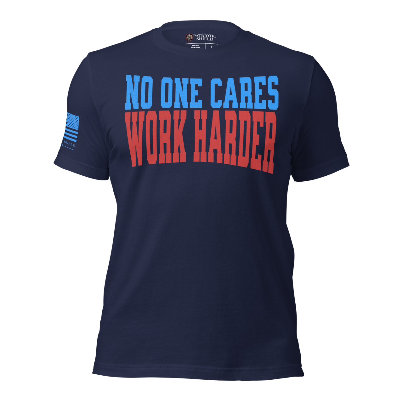 Work Harder Tee American Pride Blue Collar Clothing