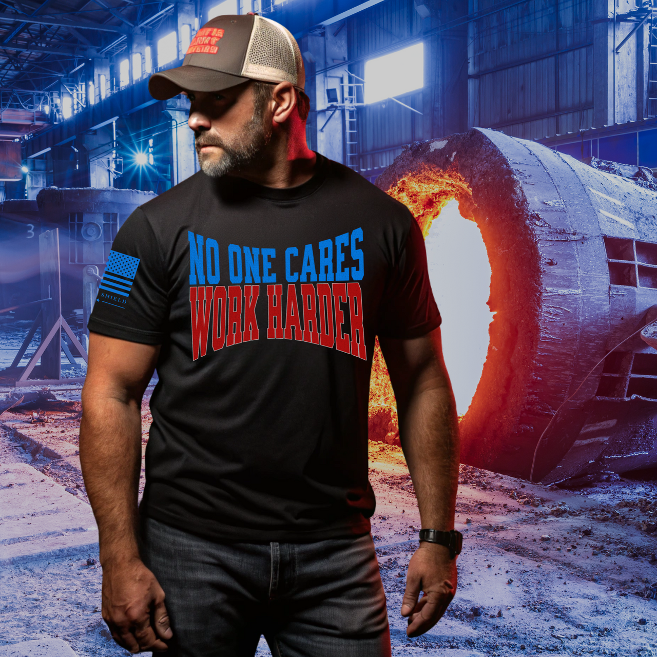 Gritty Blue Collar Work Shirt for Hardworking Americans