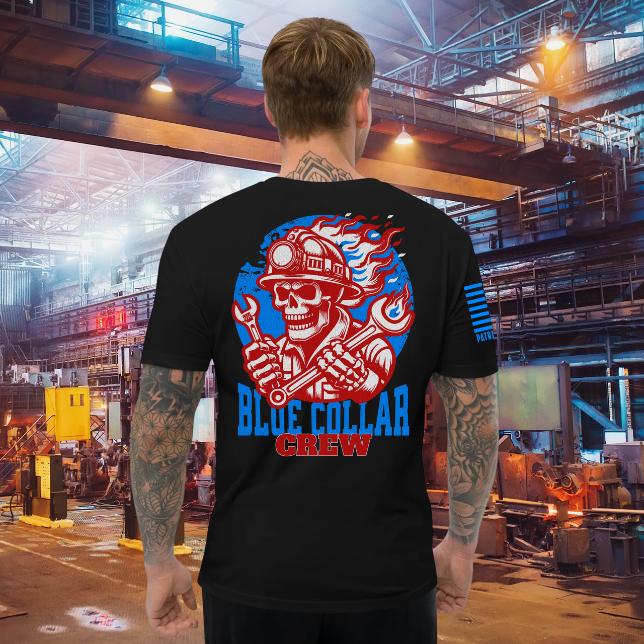 Patriotic T-Shirt for Workers and Everyday Warriors