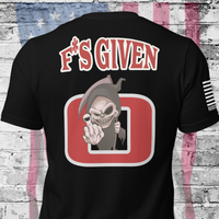 Zero Fks Given patriotic t-shirt bold defiant slogan design