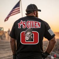 Zero Fks Given patriotic freedom loving anti-PC tee