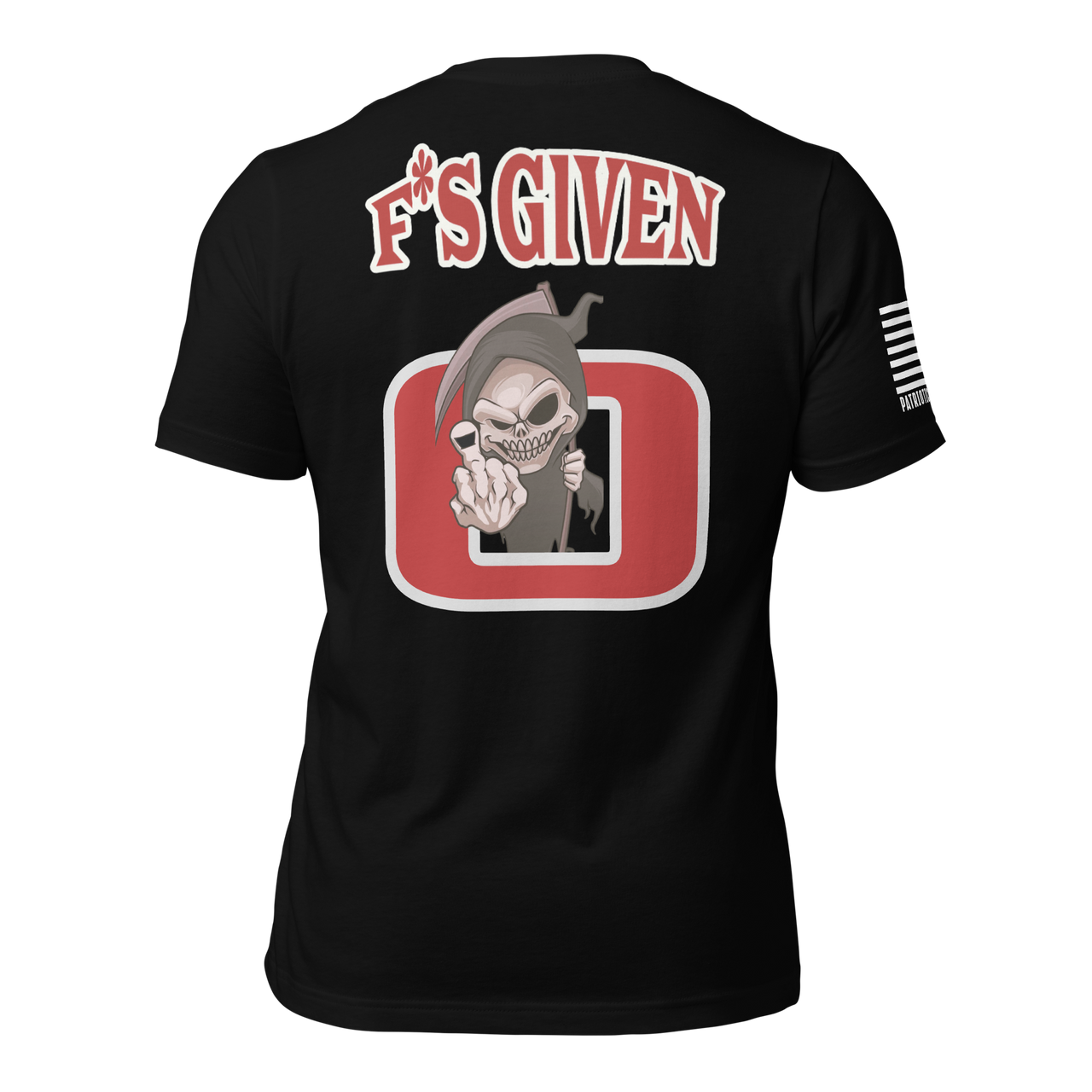 Bold defiant Zero Fks Given shirt for freedom-loving Americans