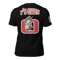 Bold defiant Zero Fks Given shirt for freedom-loving Americans