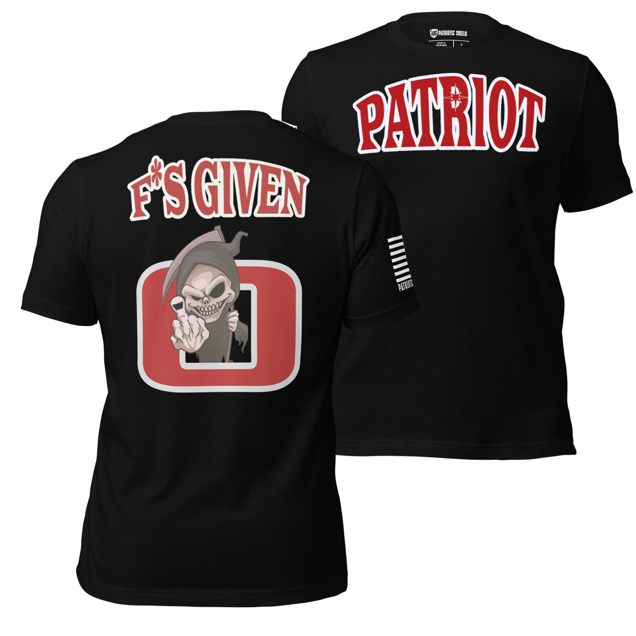 Zero Fks Given bold statement shirt premium cotton 