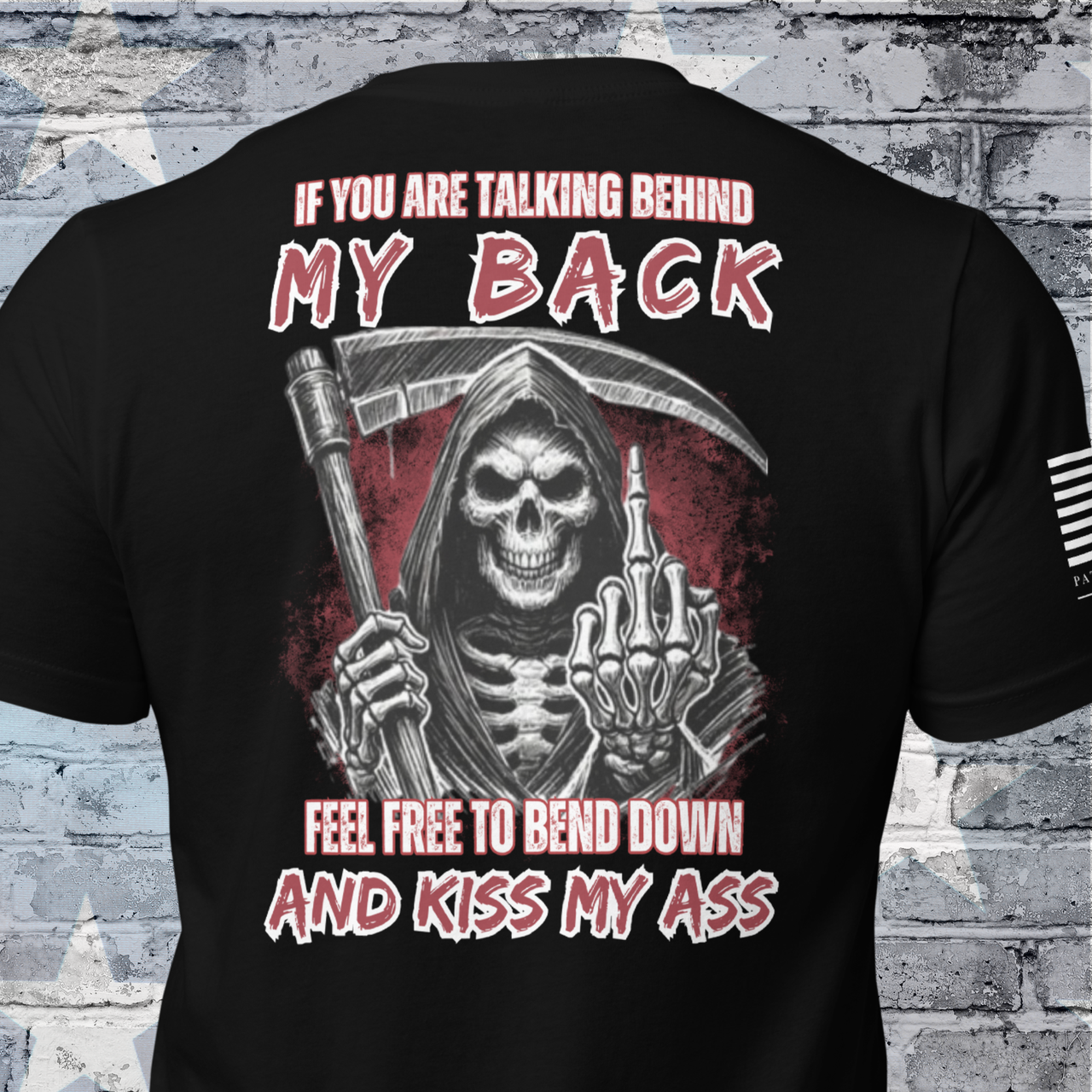 Bold rebel statement T-shirt for fearless patriots