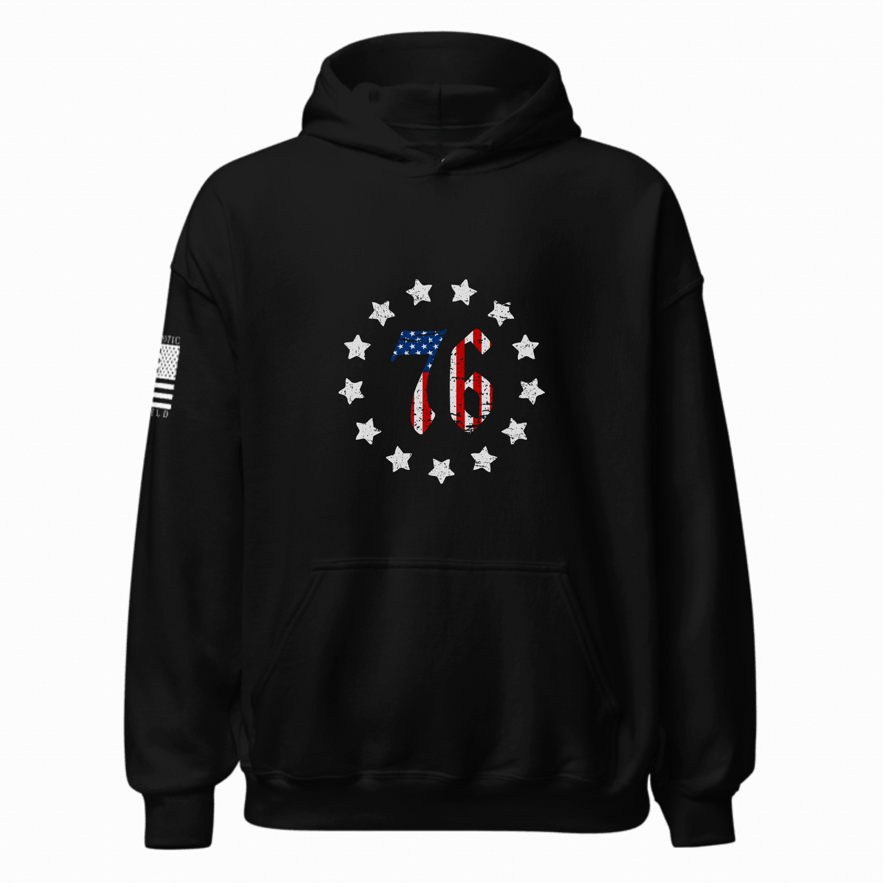 Classic 13-Star Flag Hoodie – Wear American History with Pride