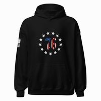 Thumbnail for Classic 13-Star Flag Hoodie – Wear American History with Pride