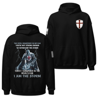 Thumbnail for The I Am The Storm hoodie - a hoodie symbolizing strength through God.