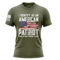 Thumbnail for Durable American Patriot T-Shirt for being a proud American. Military Green