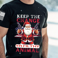 Thumbnail for USA Holiday Shirt - Christmas with a Patriotic Twist